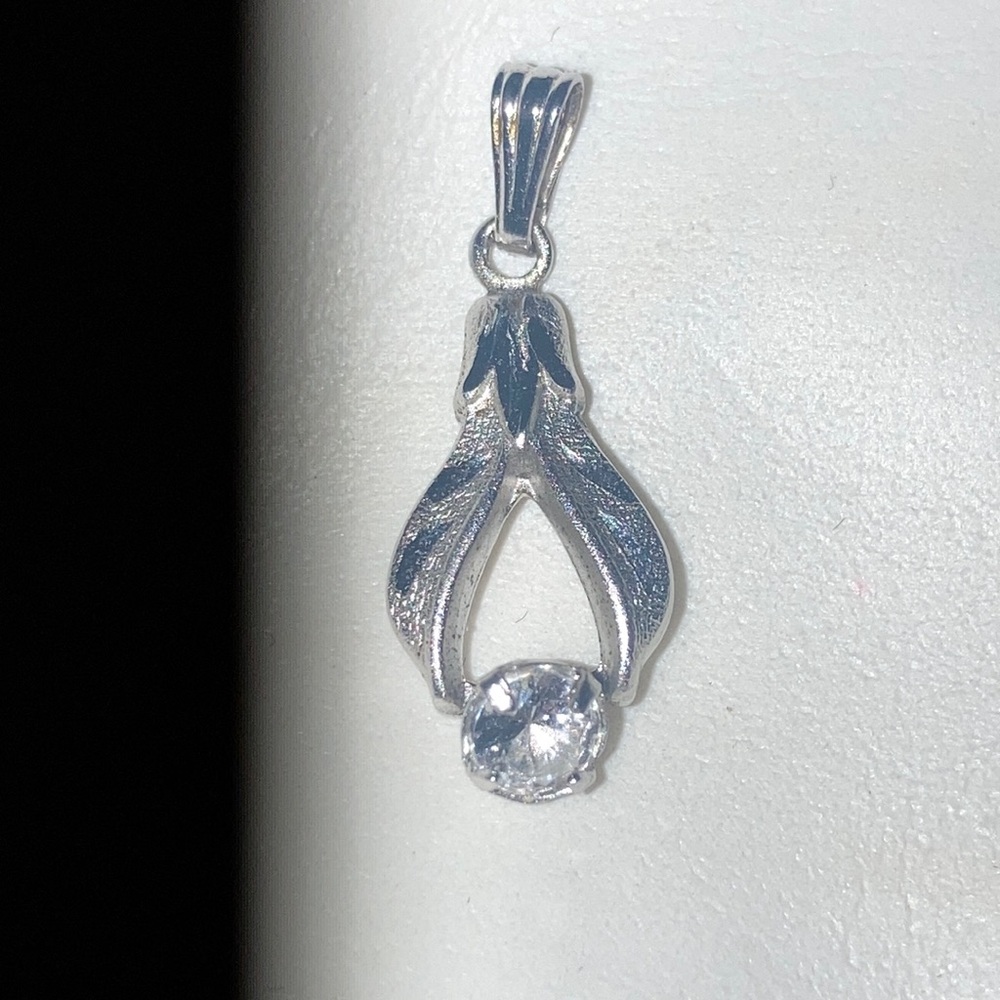 Sterling Silver Infinity Pendant Charm Great Condition